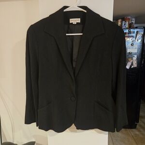 Henri Bendel Black Blazer Classic Suit Jacket